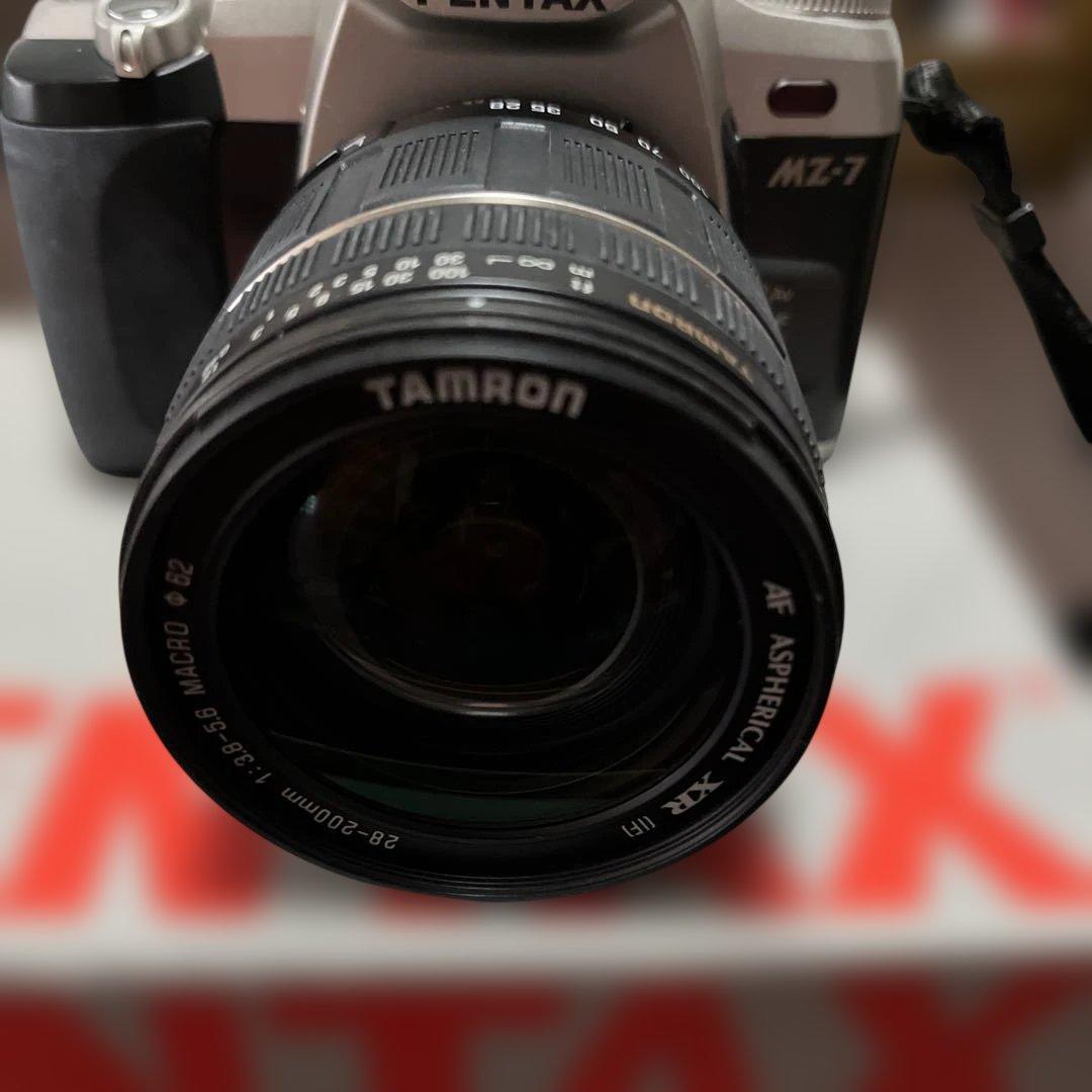 一眼レフカメラPENTAX MZ-7 TAMRONレンズ 28-200mm