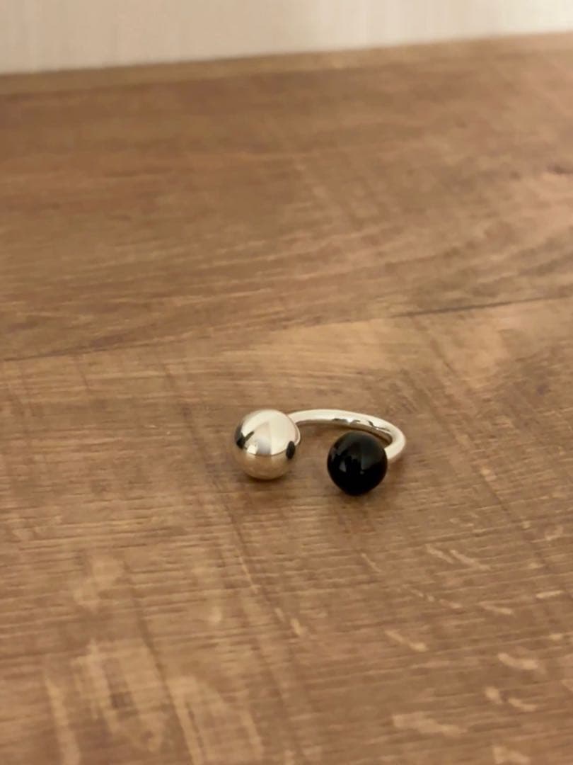 アクセサリー TODAYFUL Double Ball Ring silver925