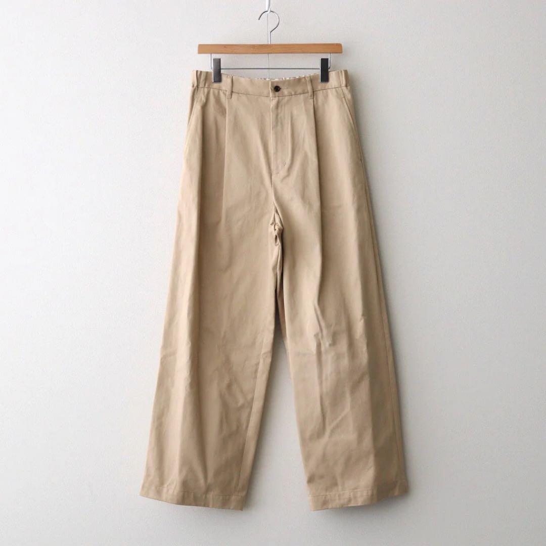 パンツ Graphpaper Chino Wide Straight Trousers