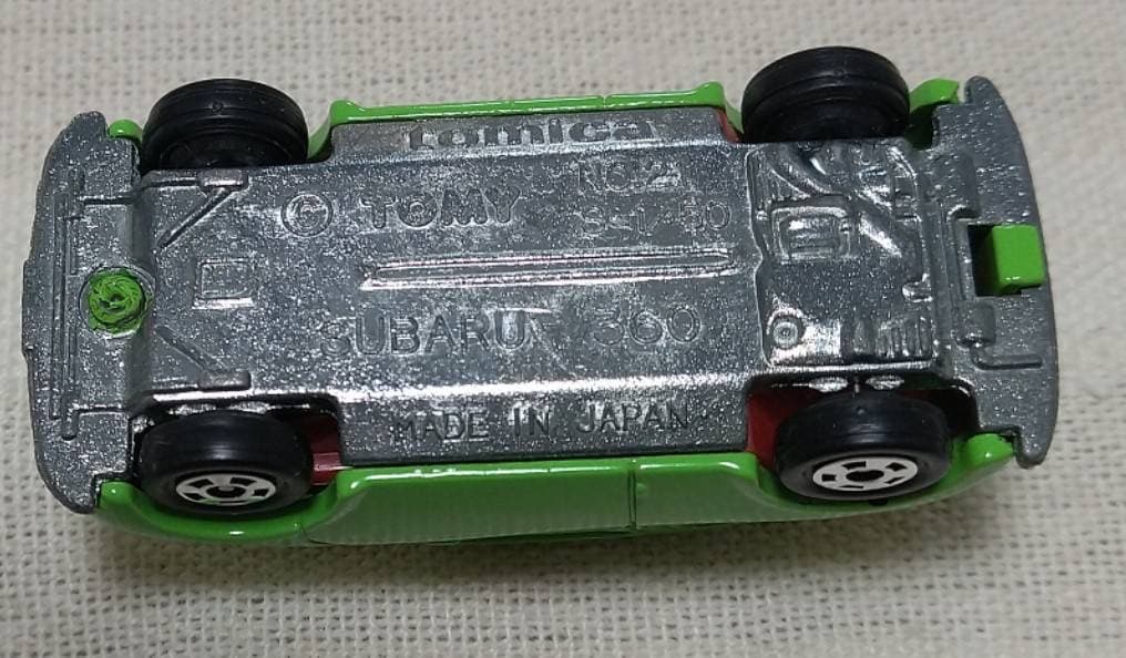 特注トミカ 21-4 富士重工スバル360 日本製　当時物