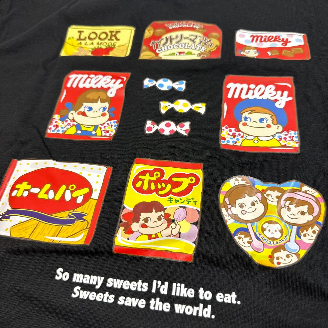 新品未使用　ペコちゃん　Tシャツ  半袖Tシャツ  バックプリント　ユニセックス