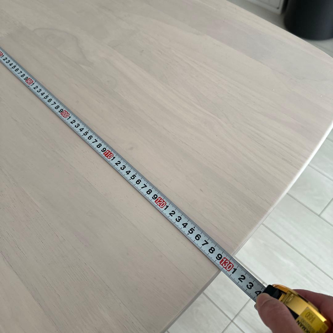 【2/2まで期間限定】【ニトリ】ダイニングテーブル ホワイトウォッシュ