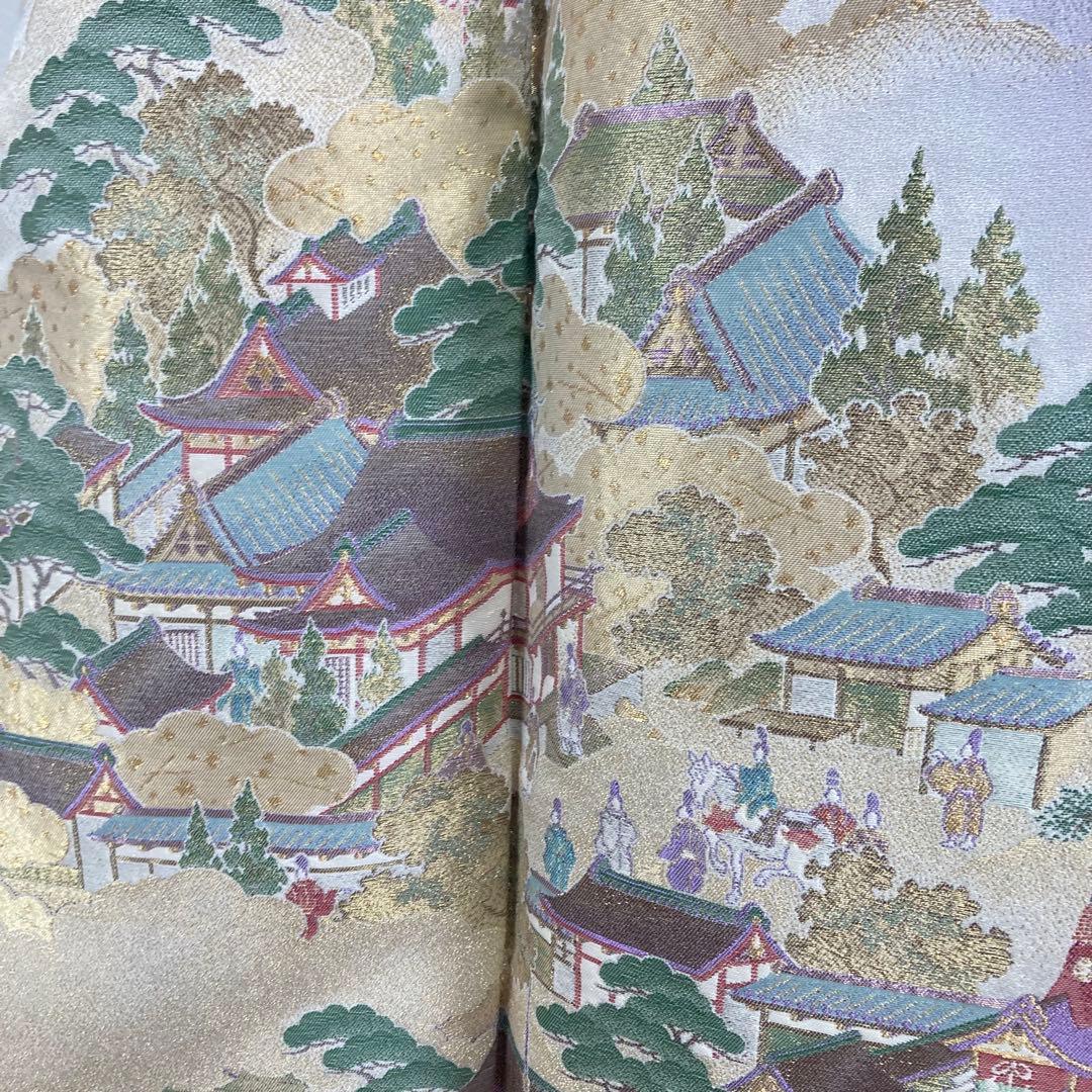 ZF-1302 色留袖 金通し トールサイズ いにしえの都 逸品 高級 正絹