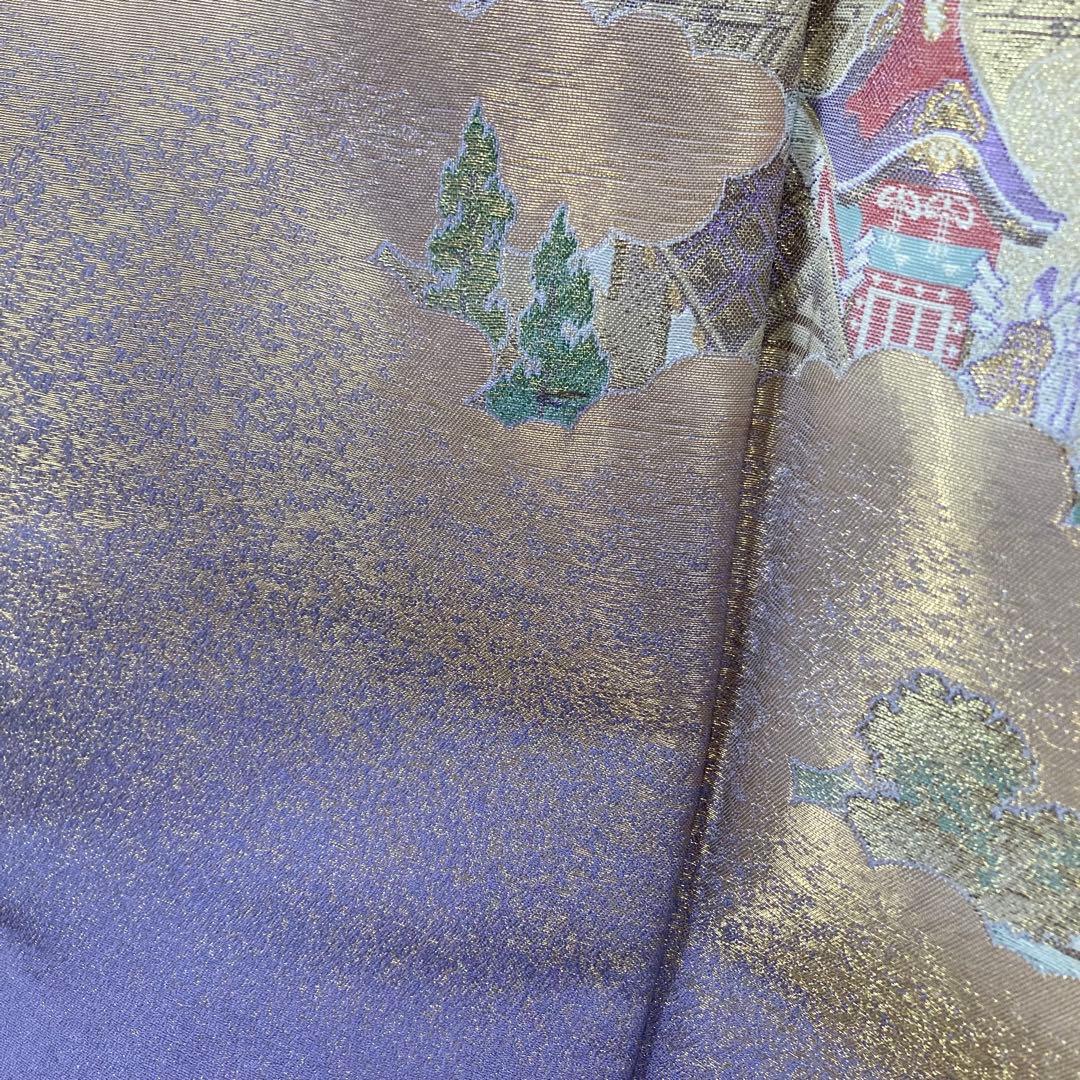 ZF-1302 色留袖 金通し トールサイズ いにしえの都 逸品 高級 正絹