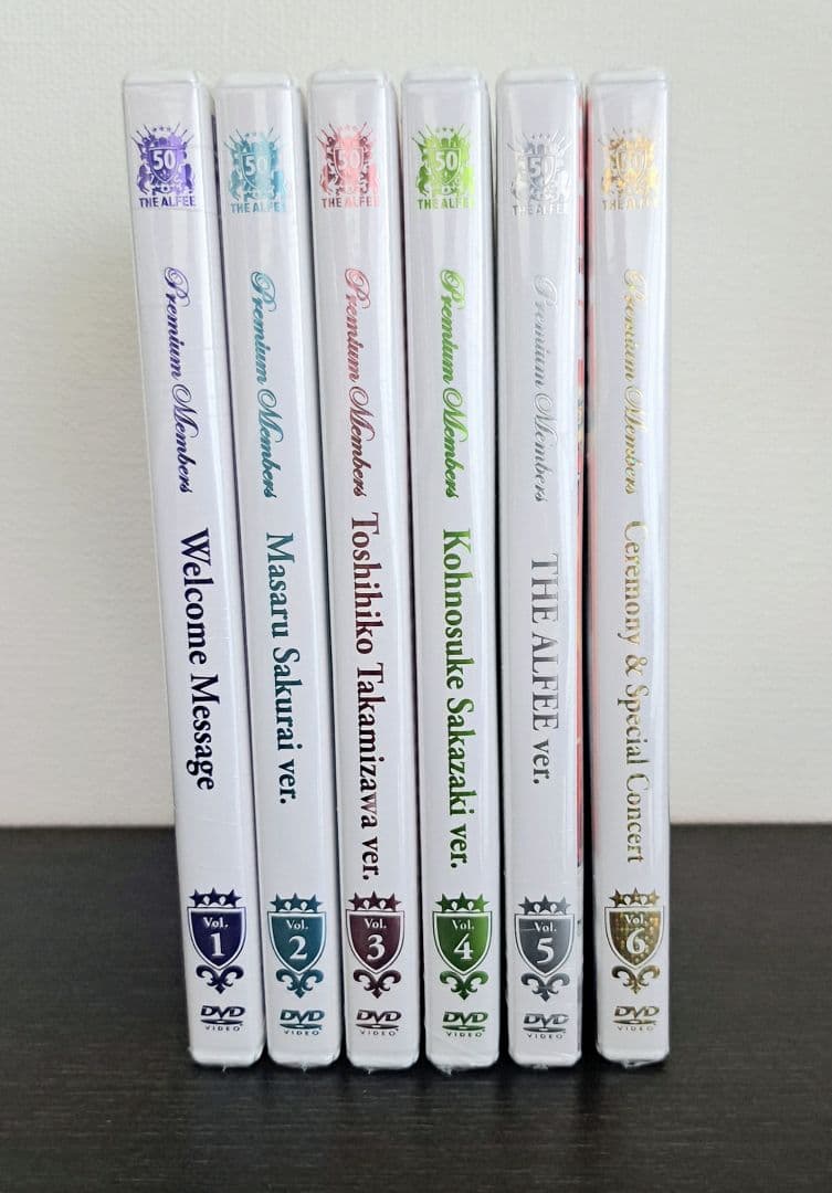 【新品・未開封】THE ALFEE 50周年 Premium DVD 全6巻