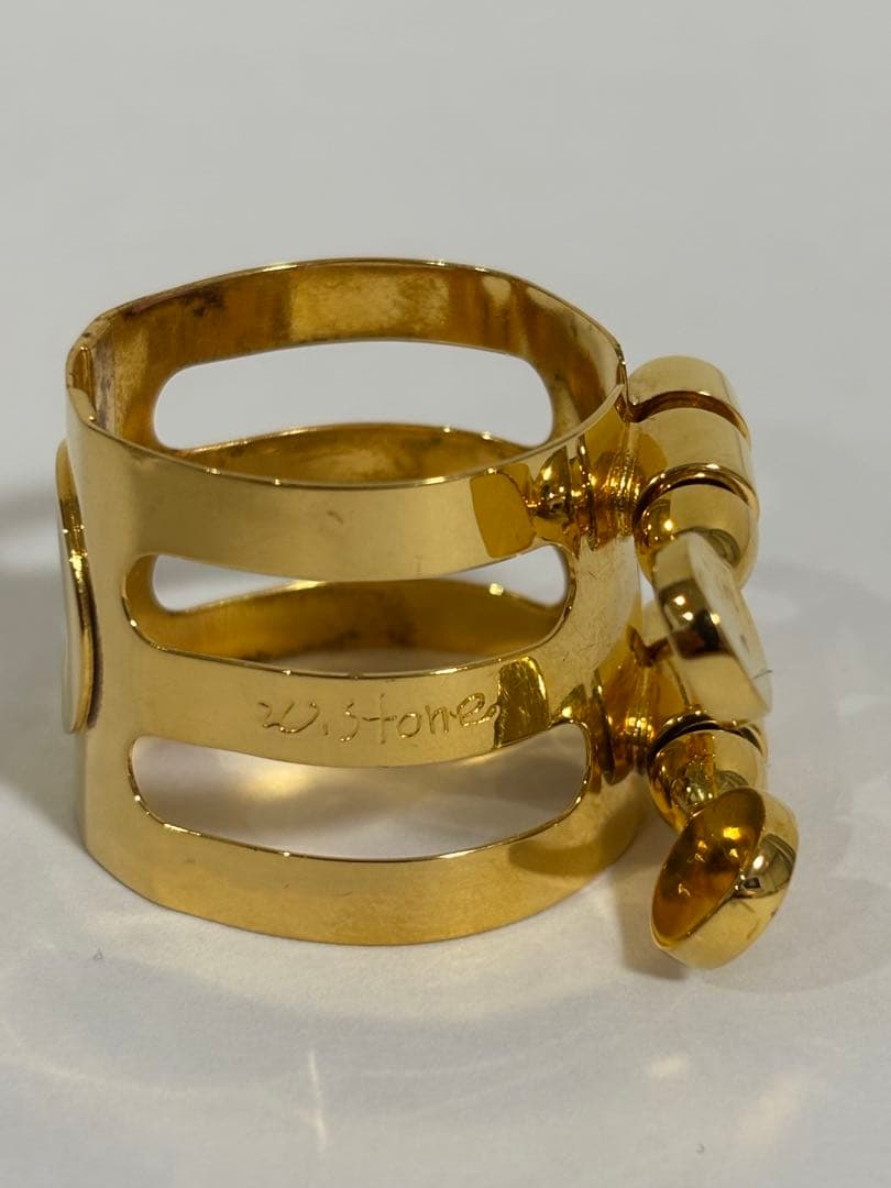 Wood Stone クラリネット リガチャー 金メッキ ケース欠品