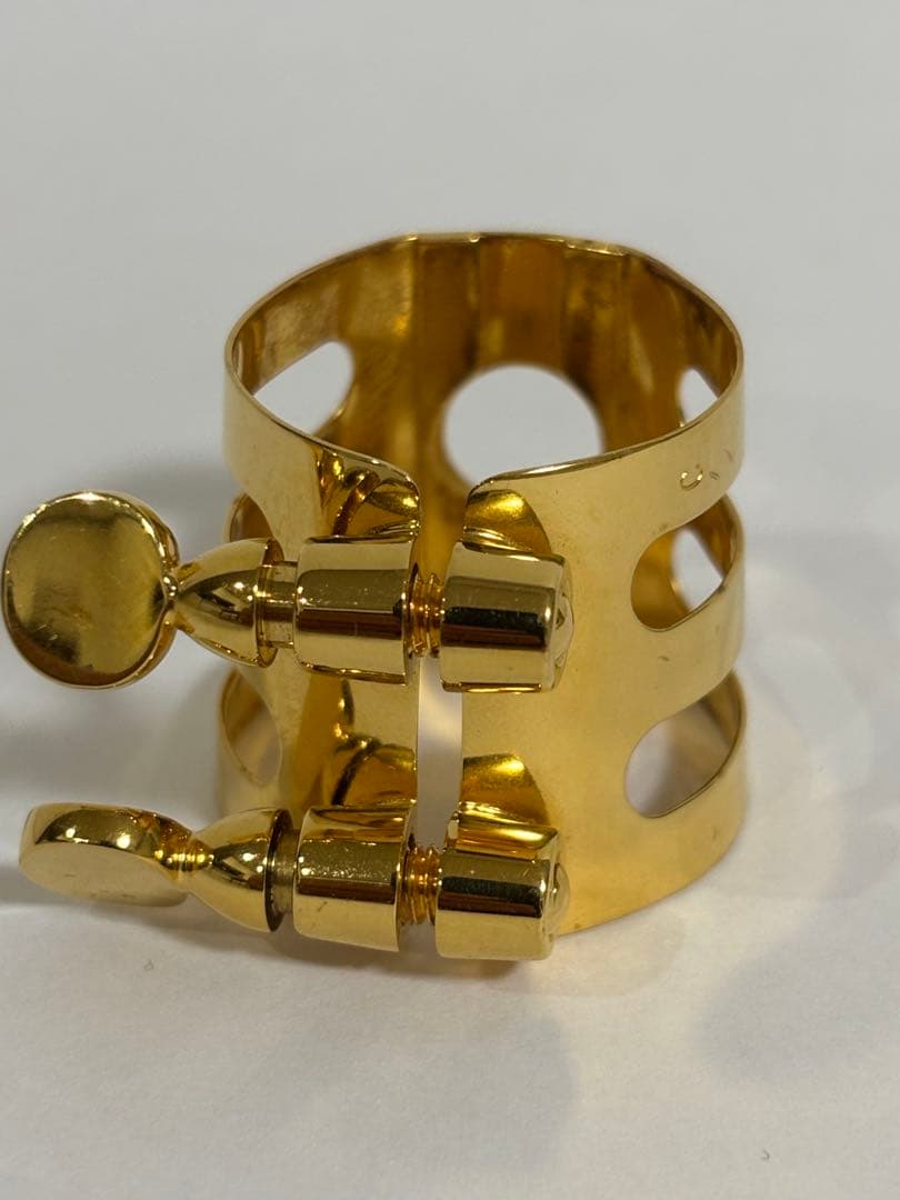 Wood Stone クラリネット リガチャー 金メッキ ケース欠品