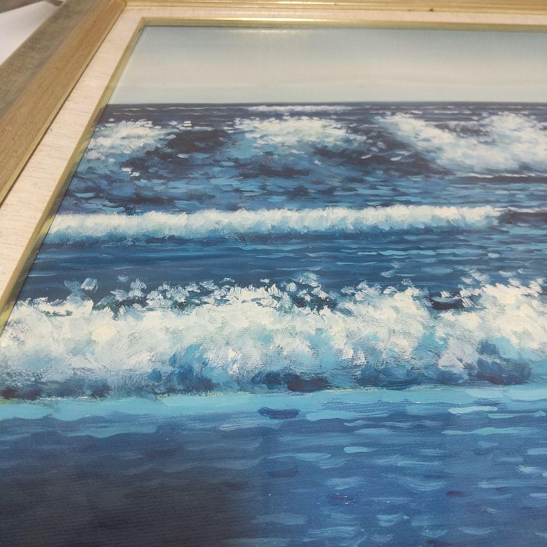 り*ー様 ☆原画　西　武彦　【海】　油彩