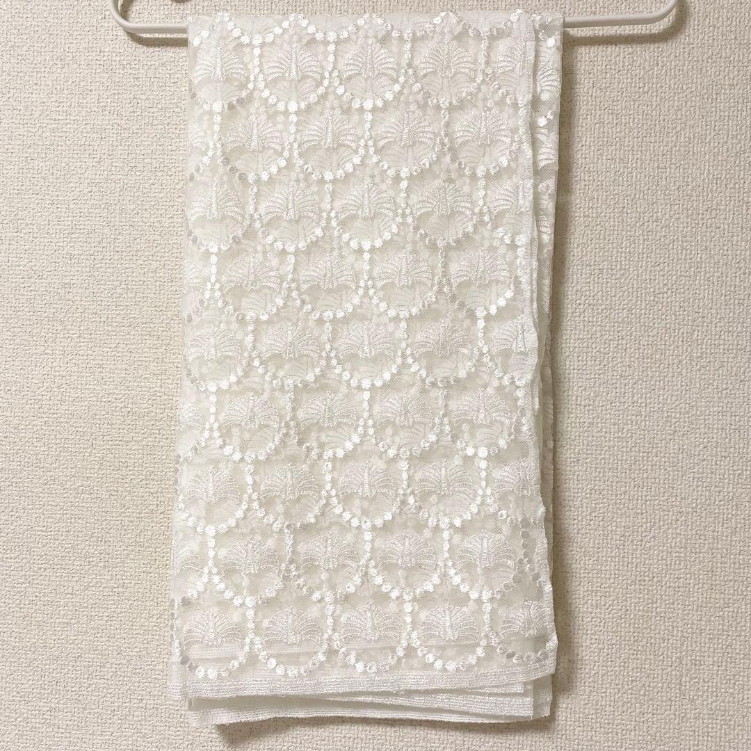 新品　東京事変　チュール刺繍　レース生地　2メートル　スクープ生地