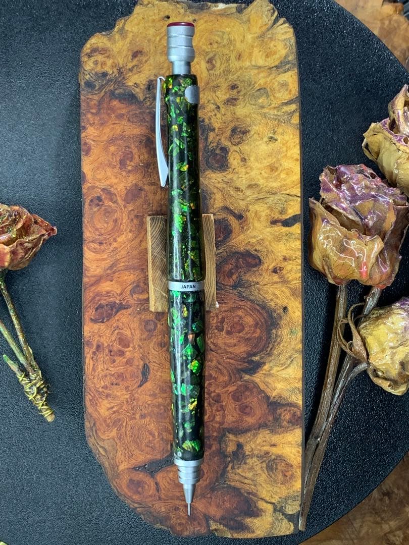 螺鈿S20シャープペンシル　黒アワビNo.5