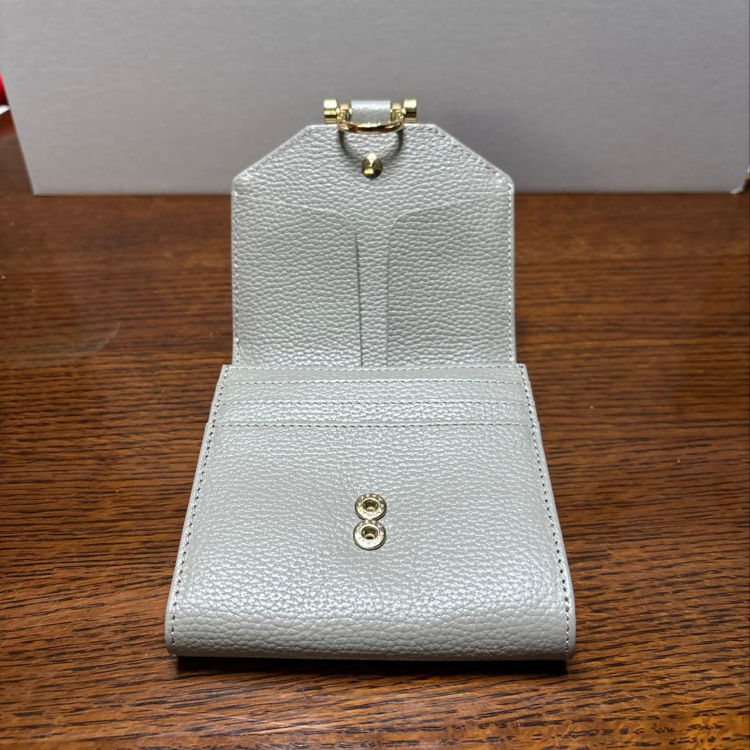 ATAO アタオ ロトロ 二つ折り財布 グレージュ