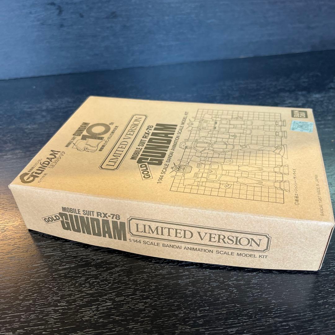 ガンダム ゴールドメッキver 1/144 機動戦士ガンダム10周年記念 非売品