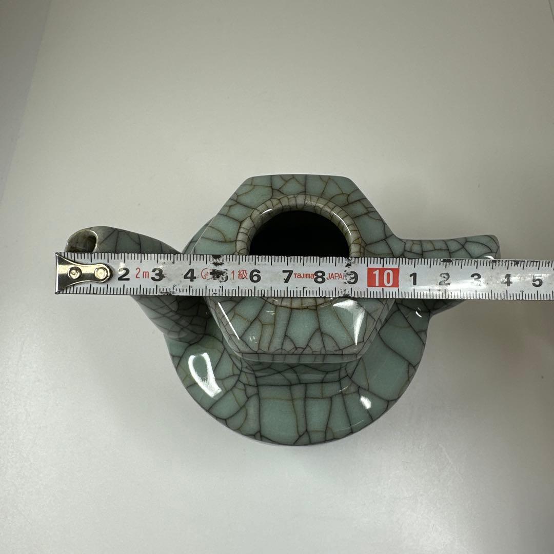 中国　古窯　哥窯水次　高さ13cm タカチ　東な7-0413①