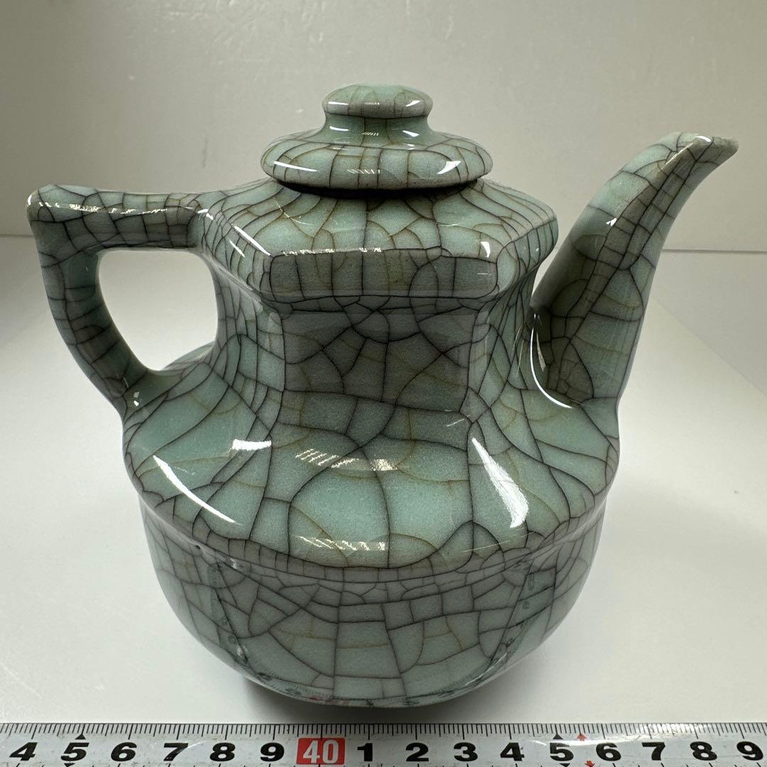 中国　古窯　哥窯水次　高さ13cm タカチ　東な7-0413①