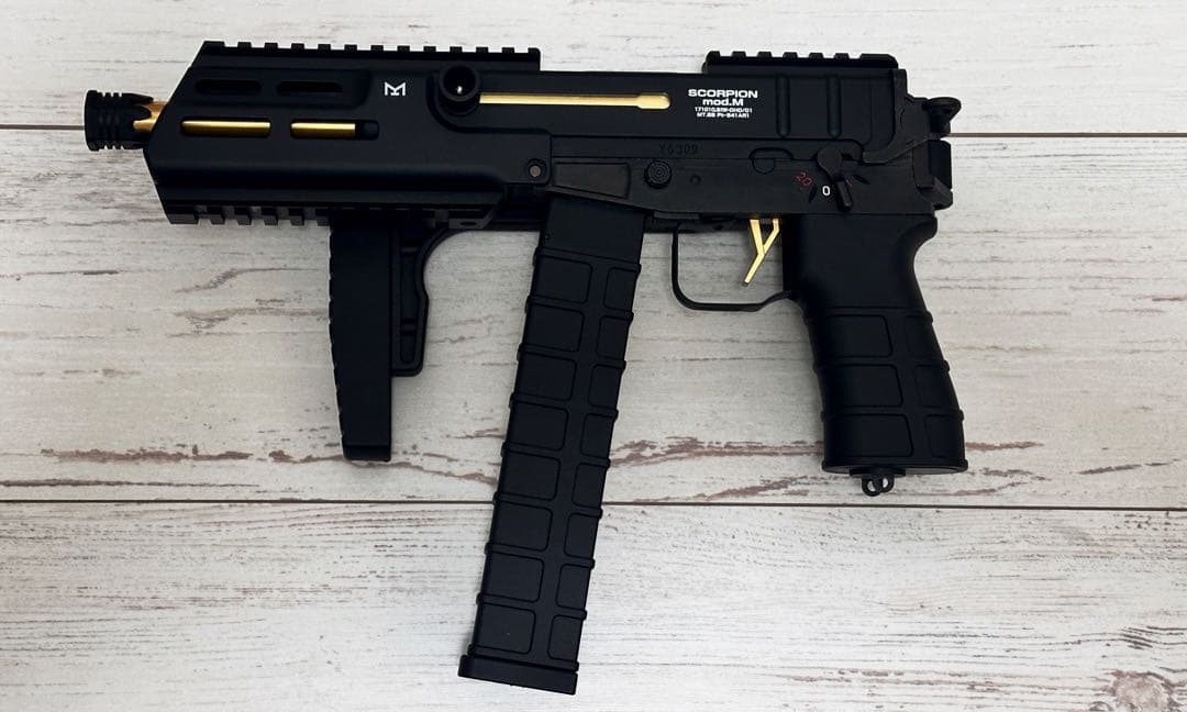 東京マルイ　スコーピオン モッドM ブラック サブマシンガン
