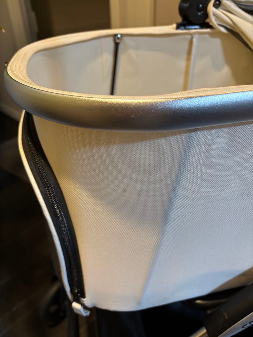 smooca ペットカート 折りたたみ式 ホワイトくまさんクッション付き