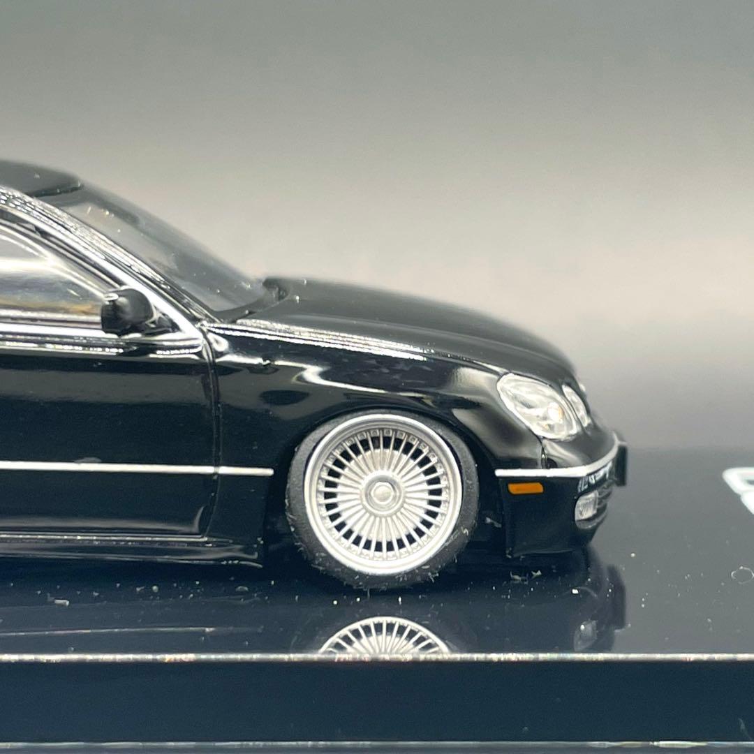 1/64 ホビージャパン レクサス GS430 ミニカー改造vipカー