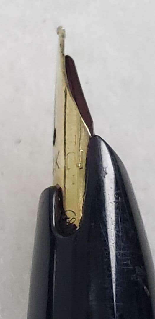 廃盤 貴重 14金 14K デスクペン 万年筆