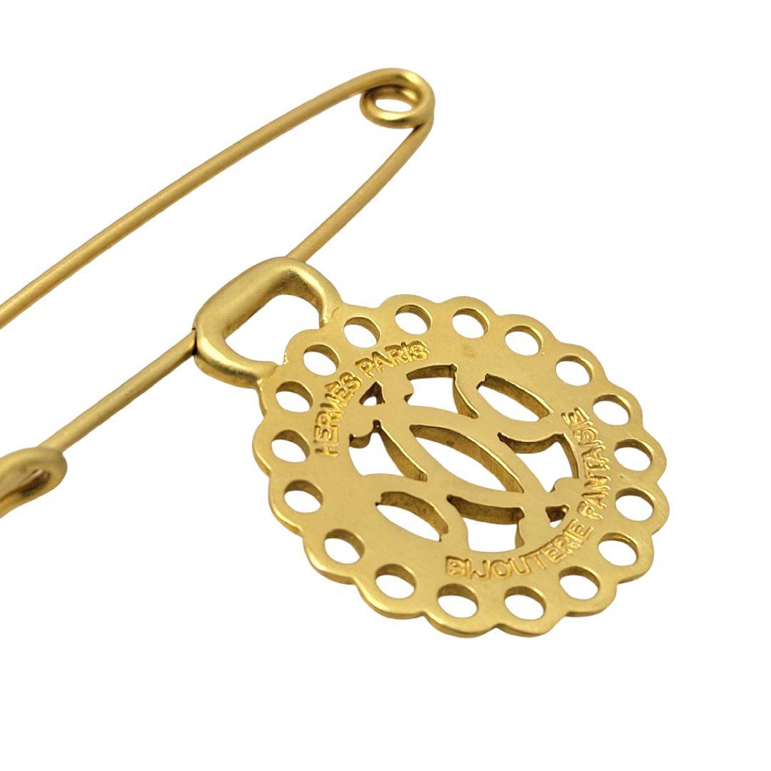 【極美品】HERMES ブローチ BIJOUTERIE FANTAISIE