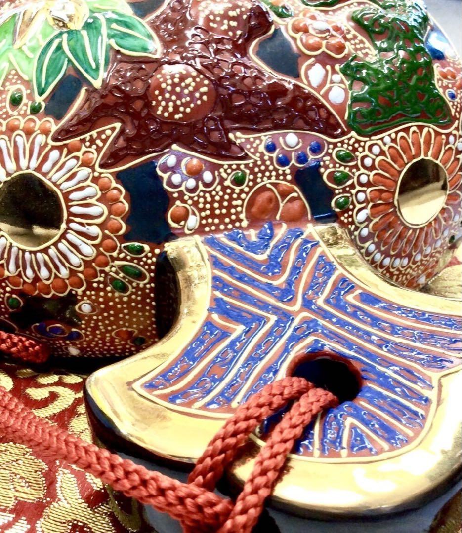 願いを！九谷焼 打ち出の小槌 置物