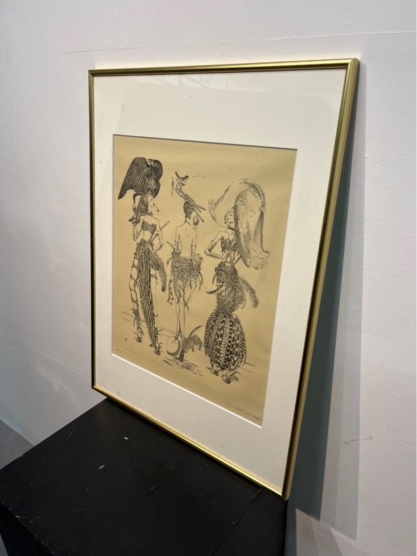 金子國義 リトグラフ 47/50 額装済 現代アート