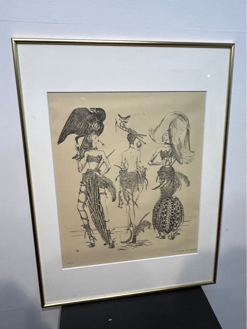 金子國義 リトグラフ 47/50 額装済 現代アート