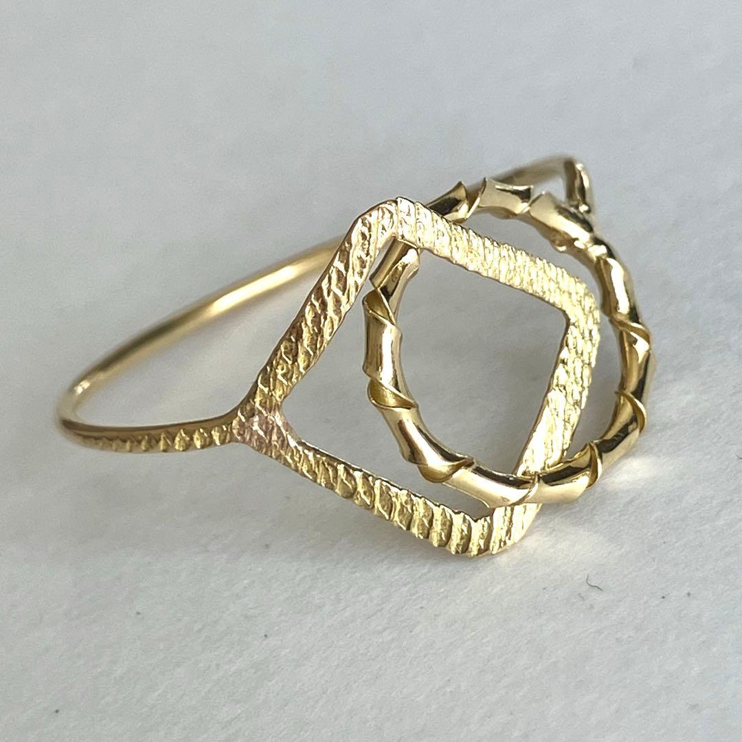 K18 18金　13号　リング　42