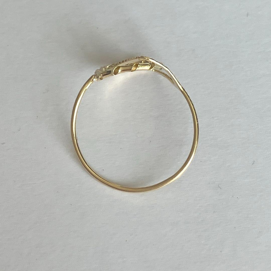 K18 18金　13号　リング　42