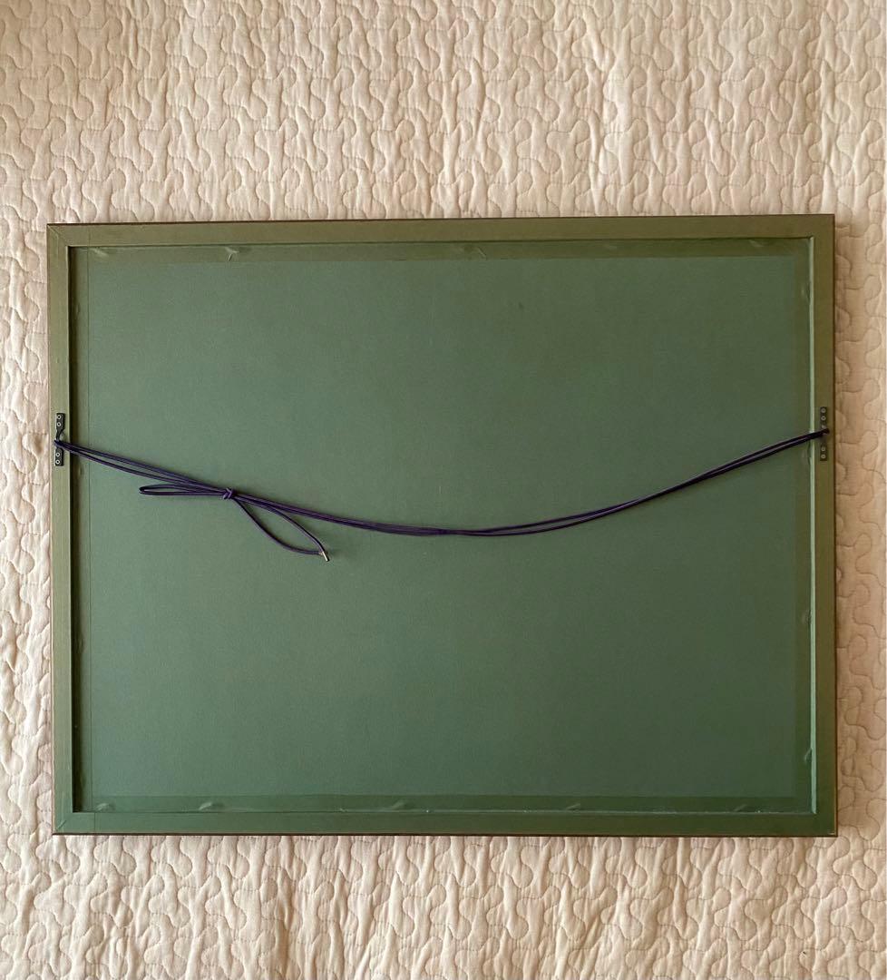 【値下げ】宮本秋風 木版画 「湿原の春」段ボール箱付き