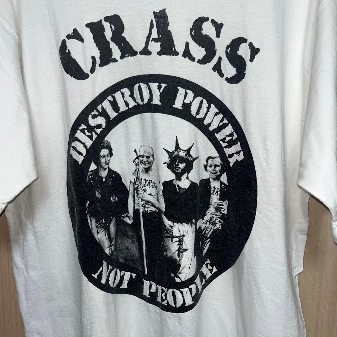 90s USA製 CRASS DESTROY POWER NOT PEOPLE
