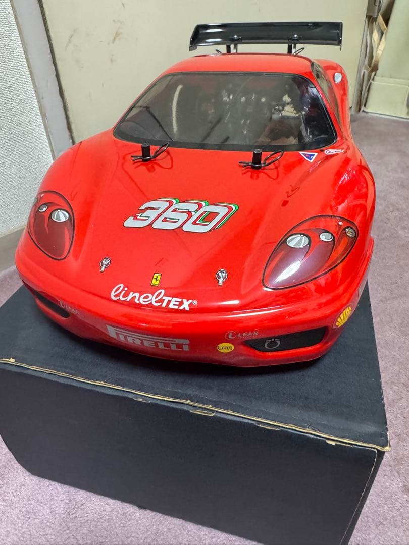 [組立塗装済未走行]タミヤ1/10RCボディ　フェラーリ360モデナ