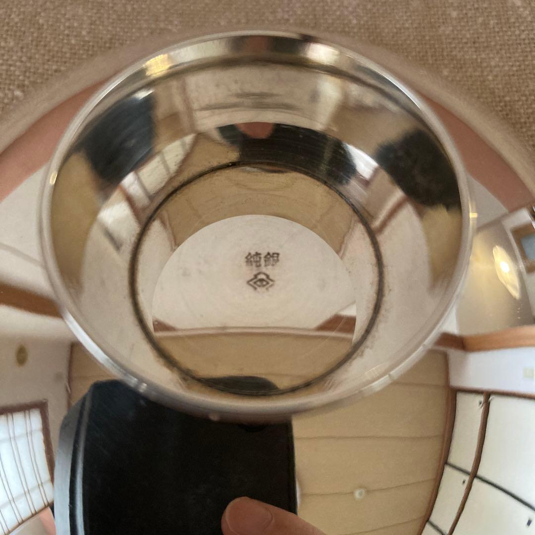 銀盃　純銀　約212g 2個セット