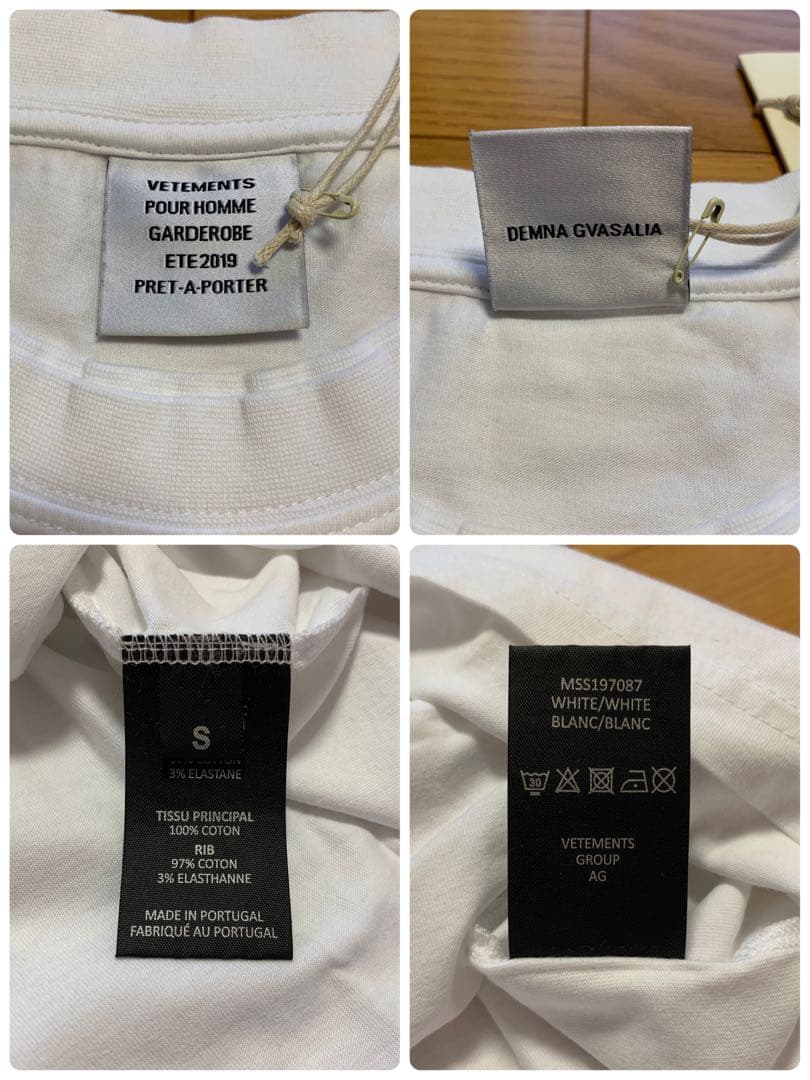 トップス 19SS Vetements Companyname Tee