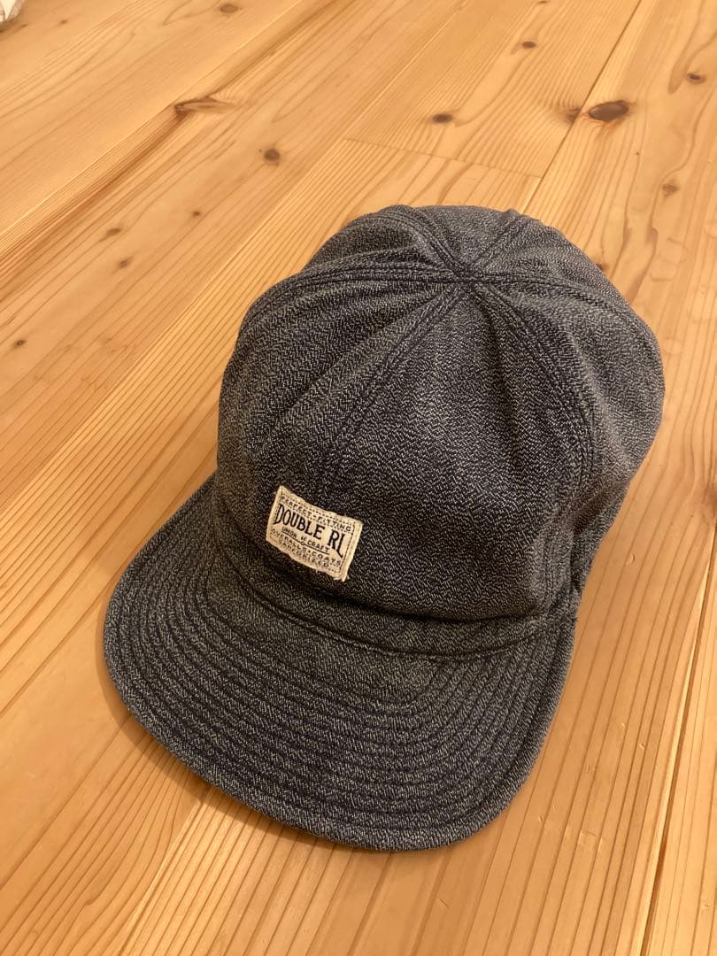 RRL★ソルトペッパー★ワークキャップ★ごま塩★杢★レイルロードキャップ