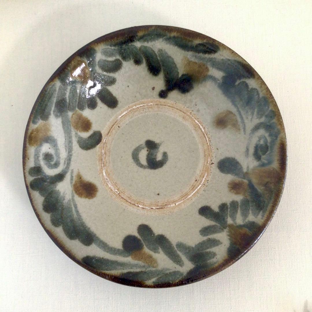 新品 菅原謙 10寸皿 やちむん 大皿料理 定価28000 フルーツ皿 工芸品