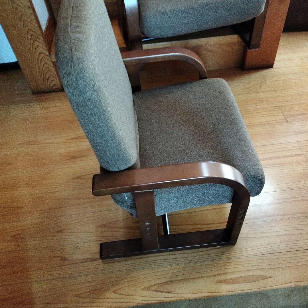 ニトリ　高座椅子　ブラウン