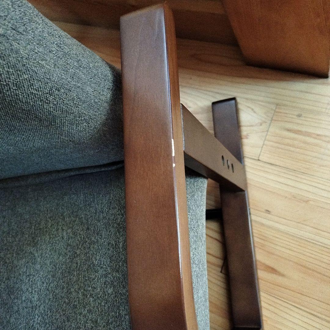 ニトリ　高座椅子　ブラウン