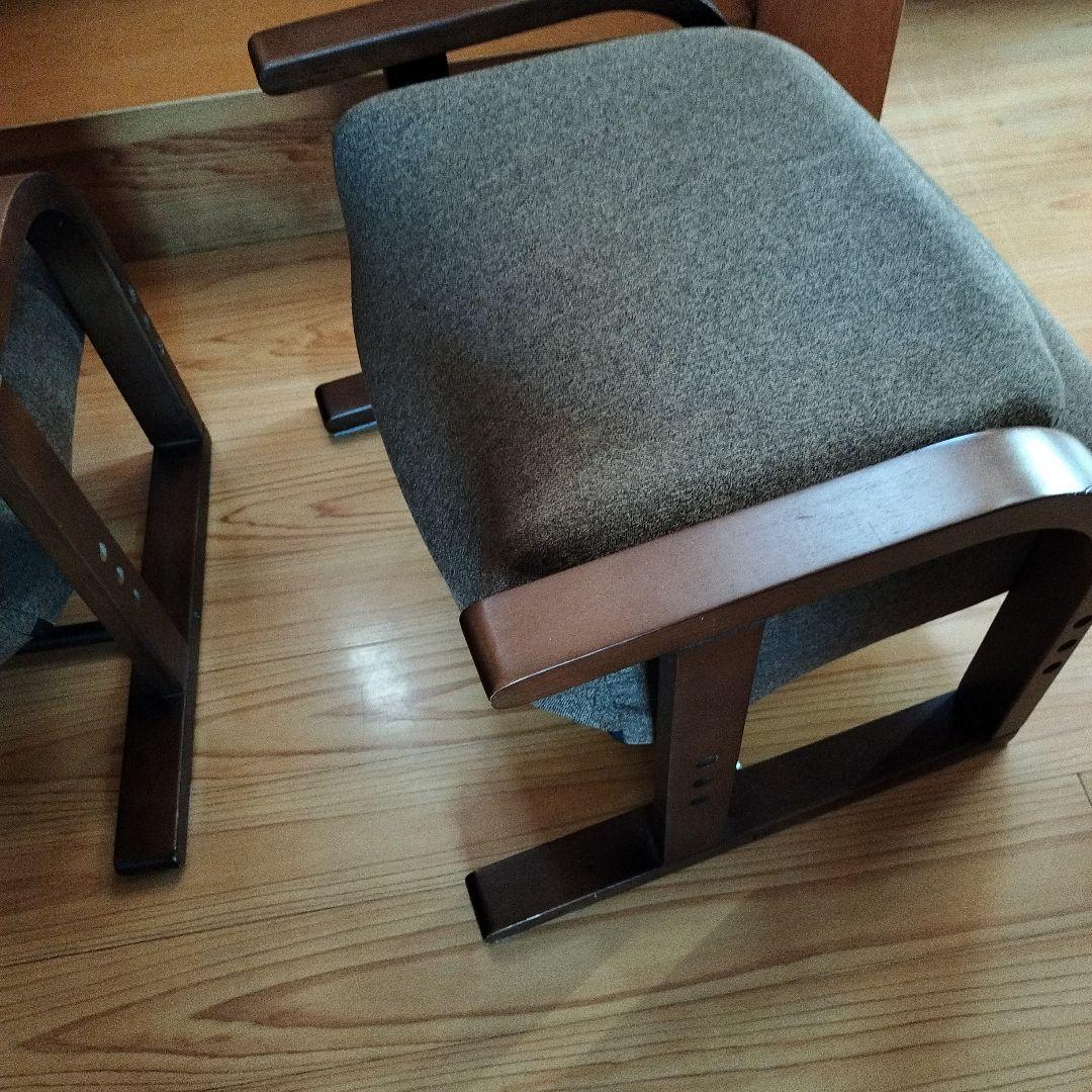 ニトリ　高座椅子　ブラウン