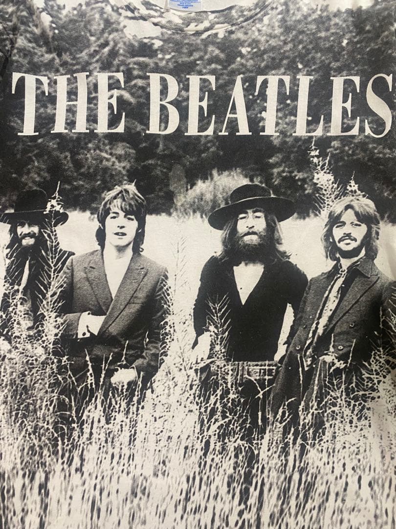 90’s THE BEATLES ALLOVER PRINTED tee バンT