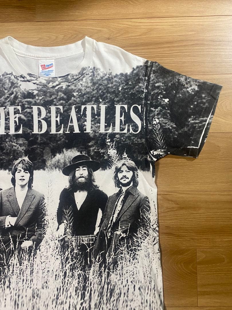 90’s THE BEATLES ALLOVER PRINTED tee バンT