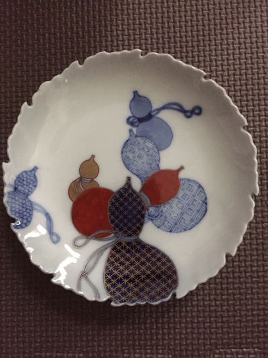 希少☆伊万里焼 瓢模様 6枚 香蘭社 アンティーク