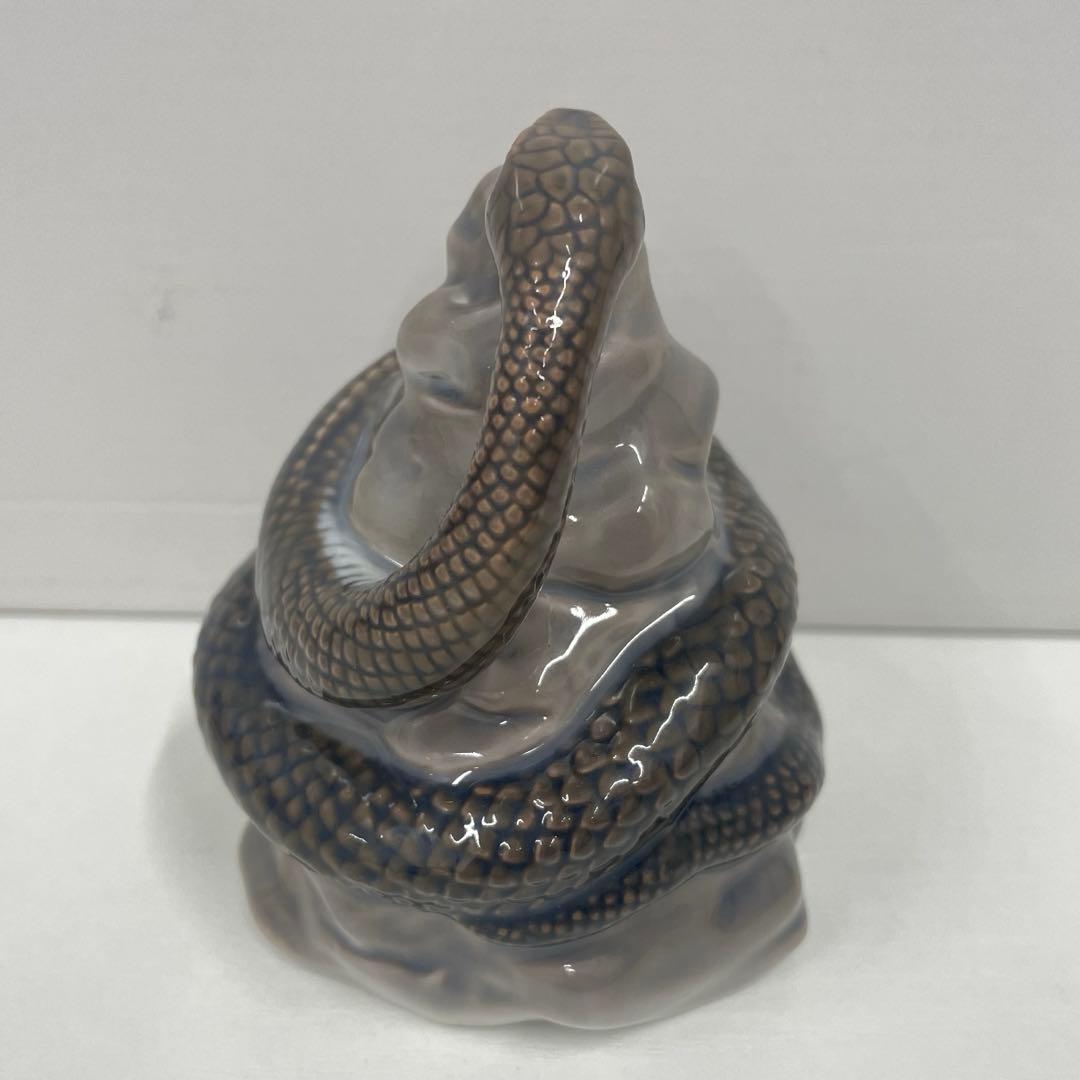 【N】ロイヤルコペンハーゲン フィギュリン 干支 ヘビ 巳