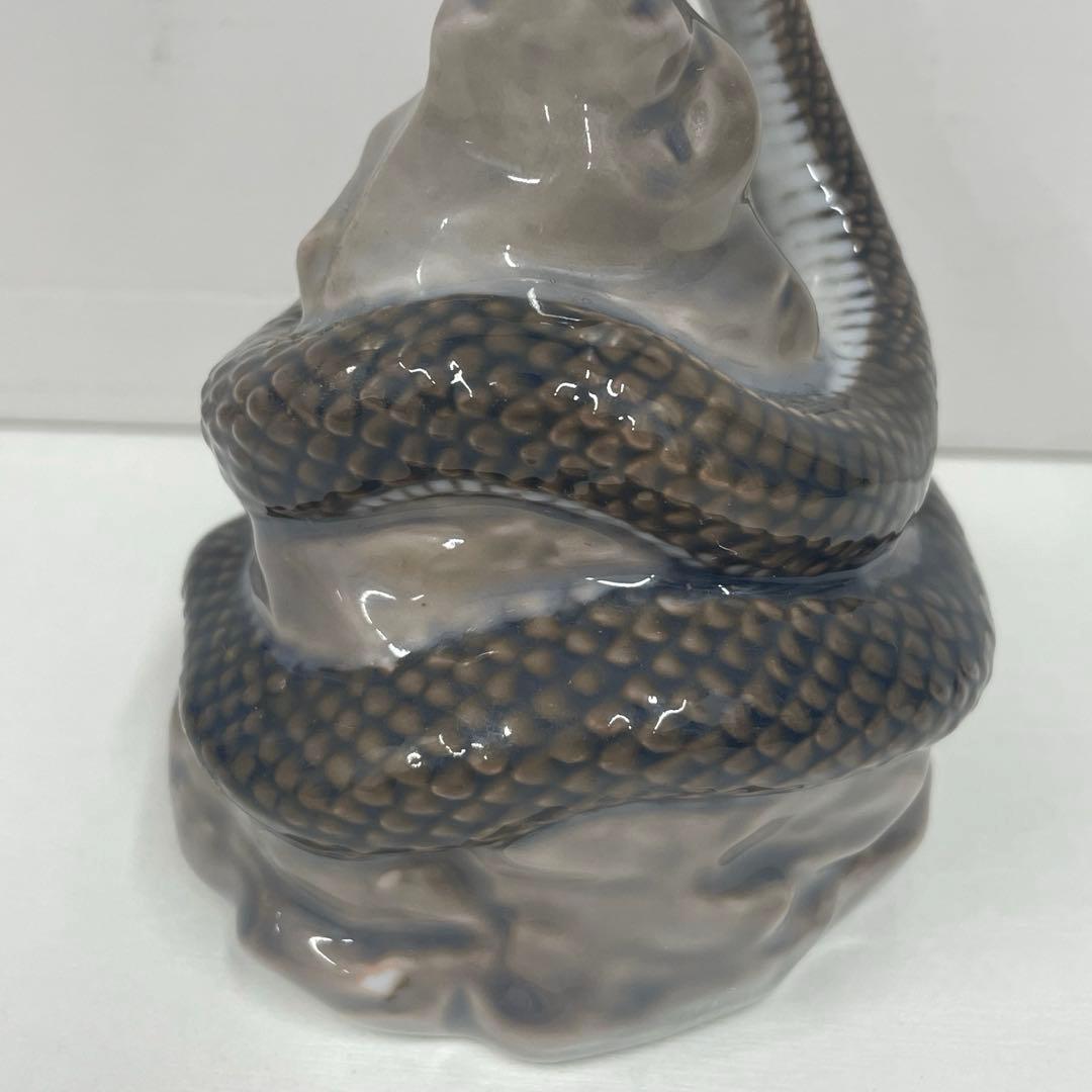 【N】ロイヤルコペンハーゲン フィギュリン 干支 ヘビ 巳