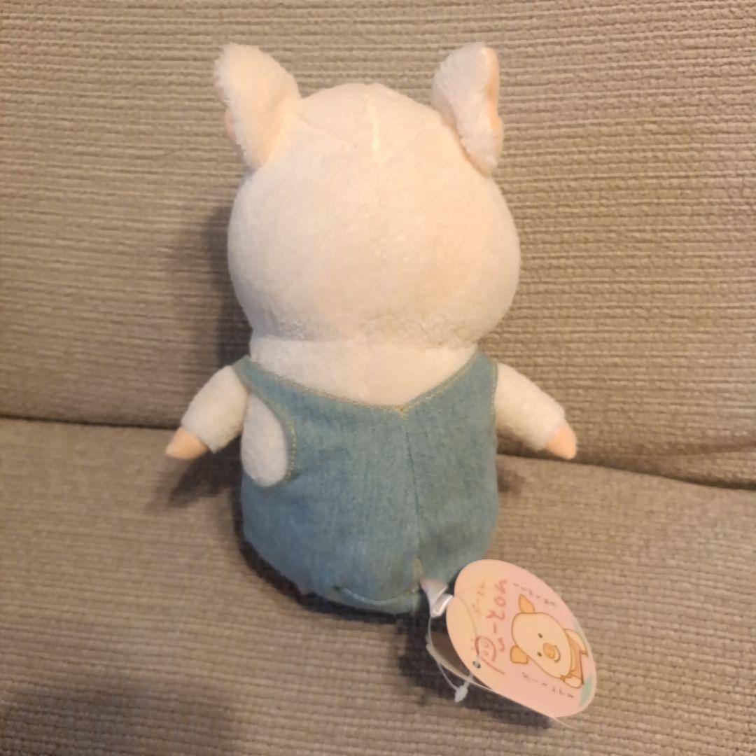 ぷーとん　ぬいぐるみ　デニム　S　当時物　希少