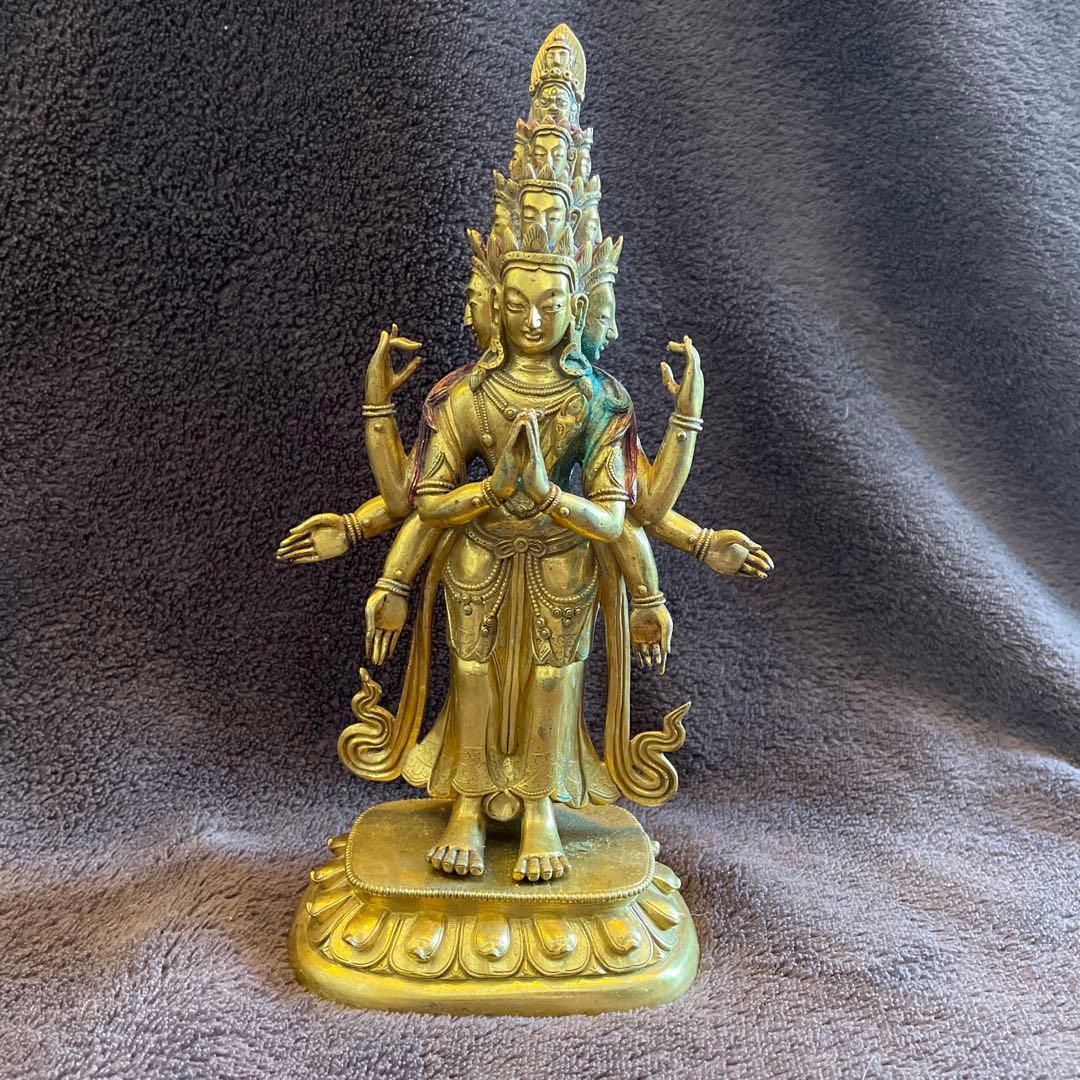 十一面観音 仏像 骨董