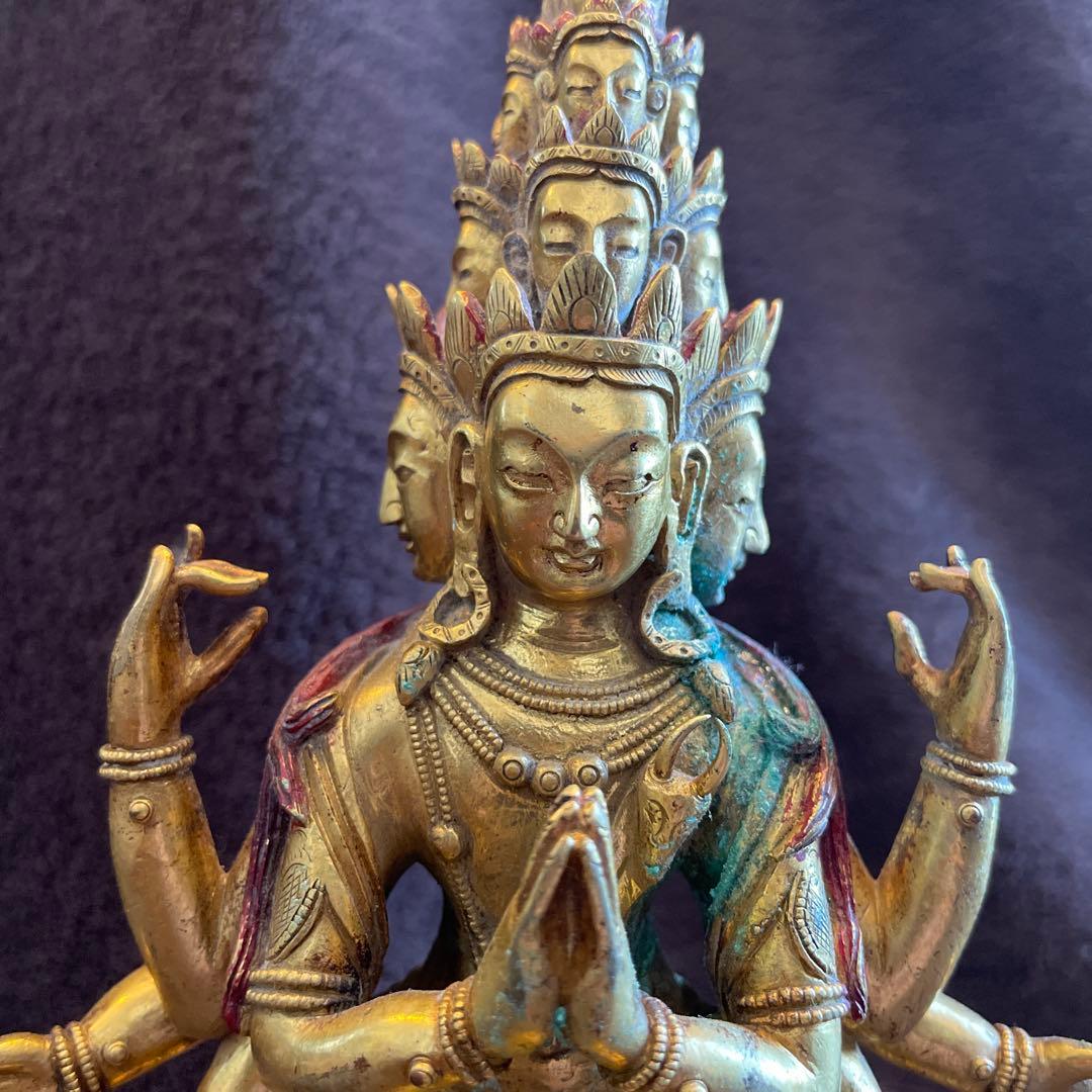 十一面観音 仏像 骨董