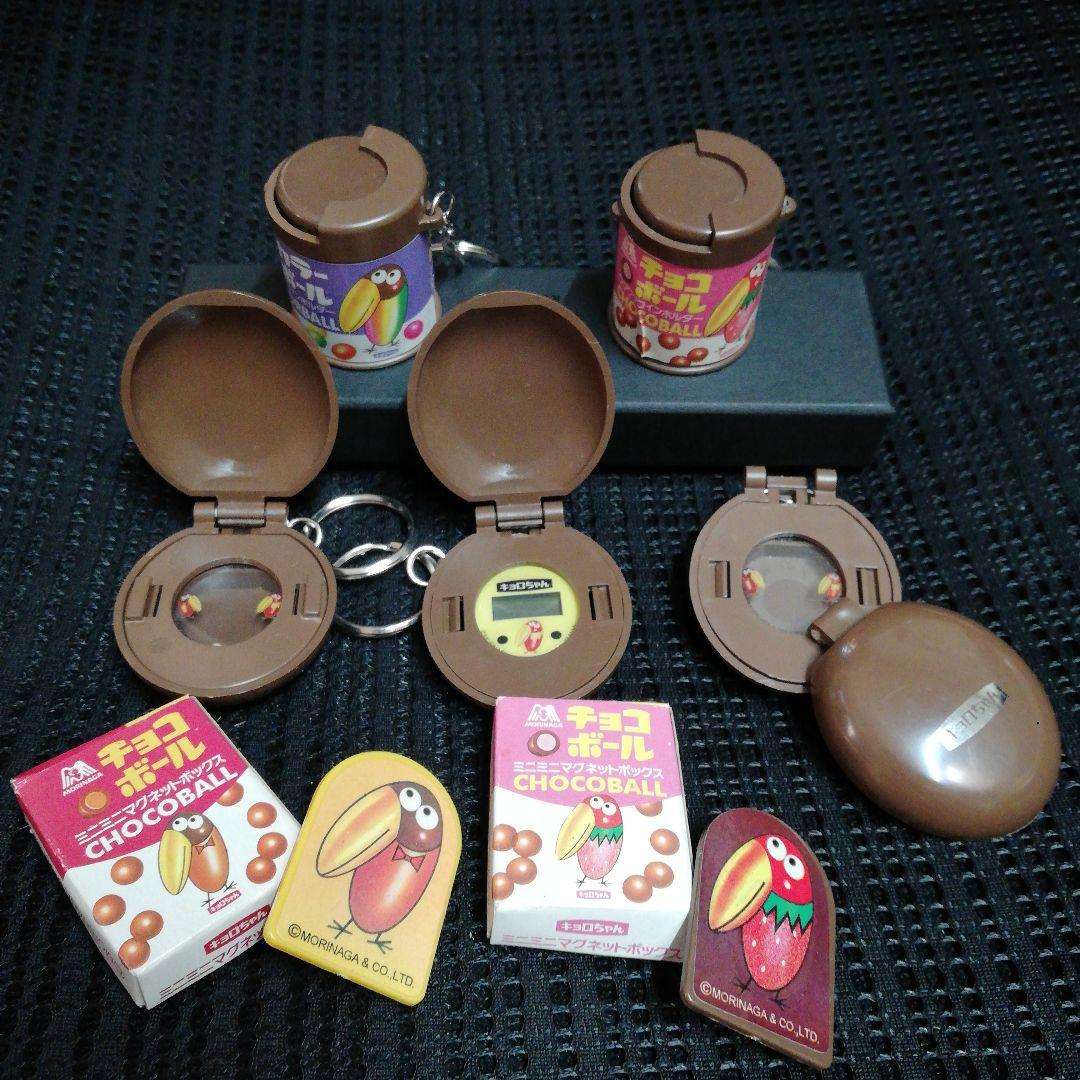 森永キョロちゃんチョコボールワクワクホルダーウォッチ写真キーホルダーレトロ