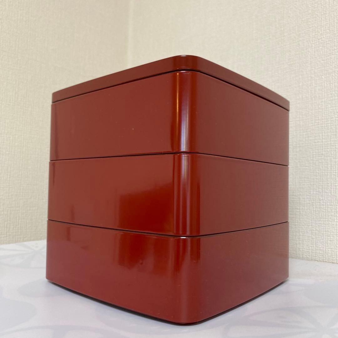 古代朱　重箱　漆器