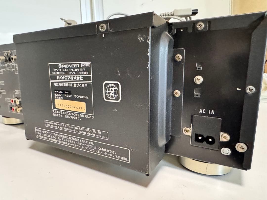 Pioneer DVD/LDプレーヤー DVL-K88 カラオケ 日本製