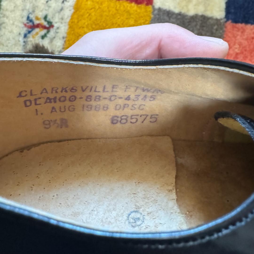 デッドストック 80年代 サービスシューズ US Navy 9.5R